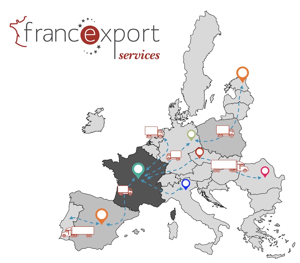 carte europe organisateur de transport